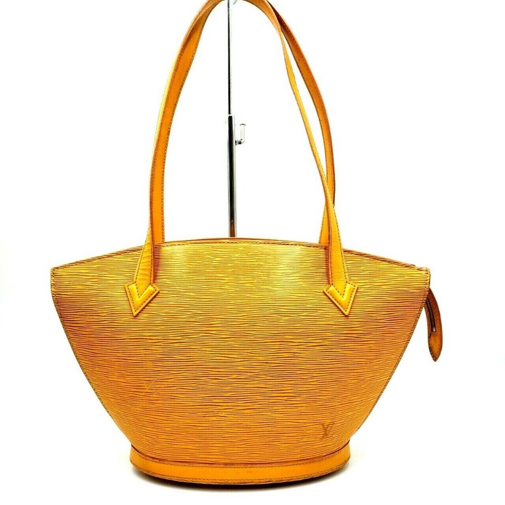 Louis Vuitton Saint Jacques M52269 Shopping EPI Yellow Shoulder Bag 11585